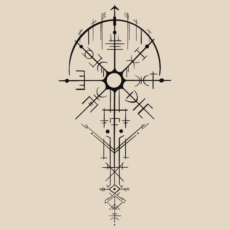 Conception de l’amulette runique nordique