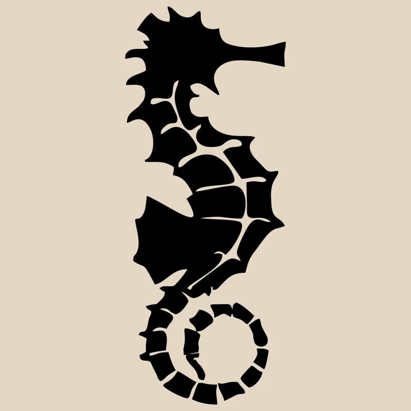 Logo de l’ombre de l’hippocampe pour tropical