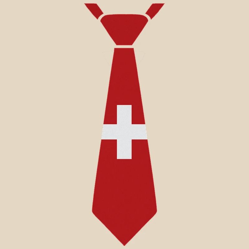 Cravate suisse – Conception du drapeau