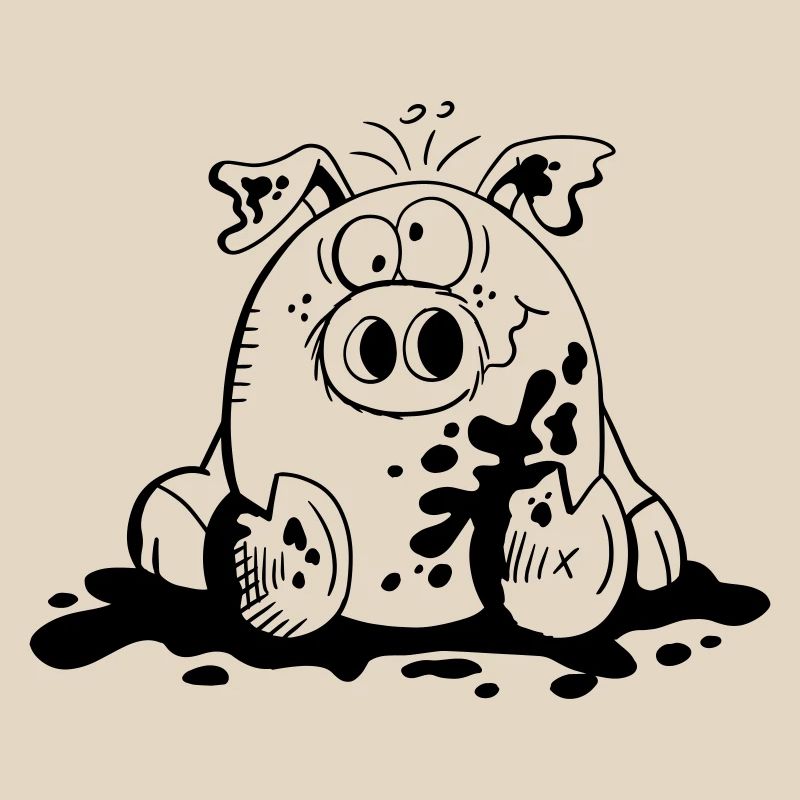 Ferkelchen - Wutz - Schwein - Sau - Fun
