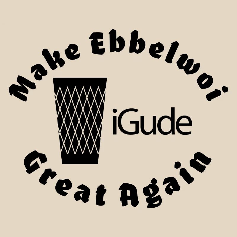 iGude Geripptes Great Again Ebbelwoi