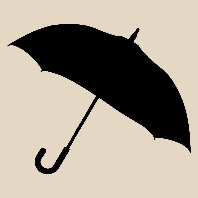 Silhouette de parapluie classique