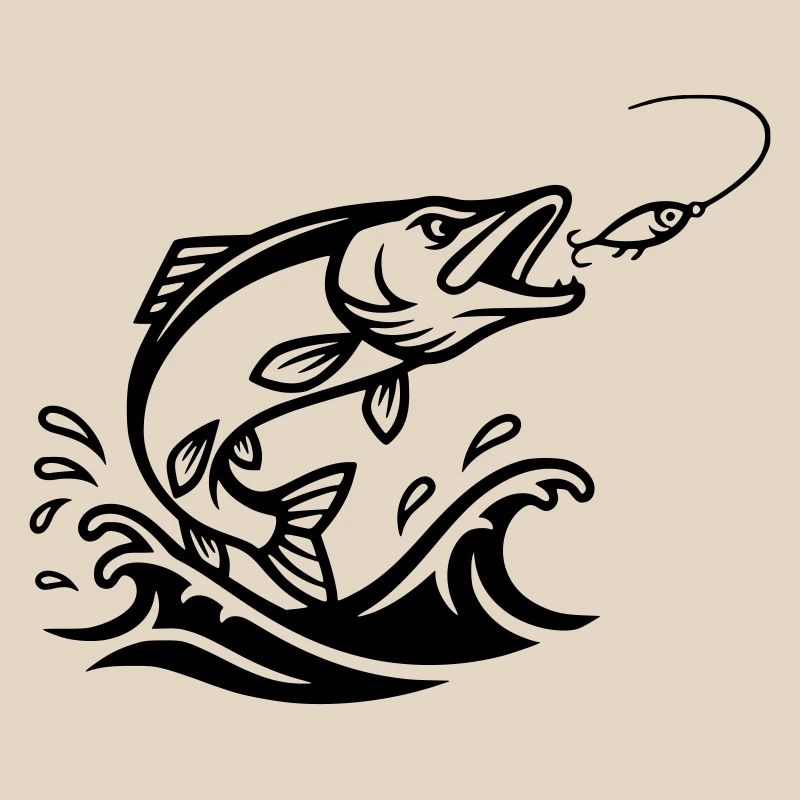 Pike Predator Silhouette