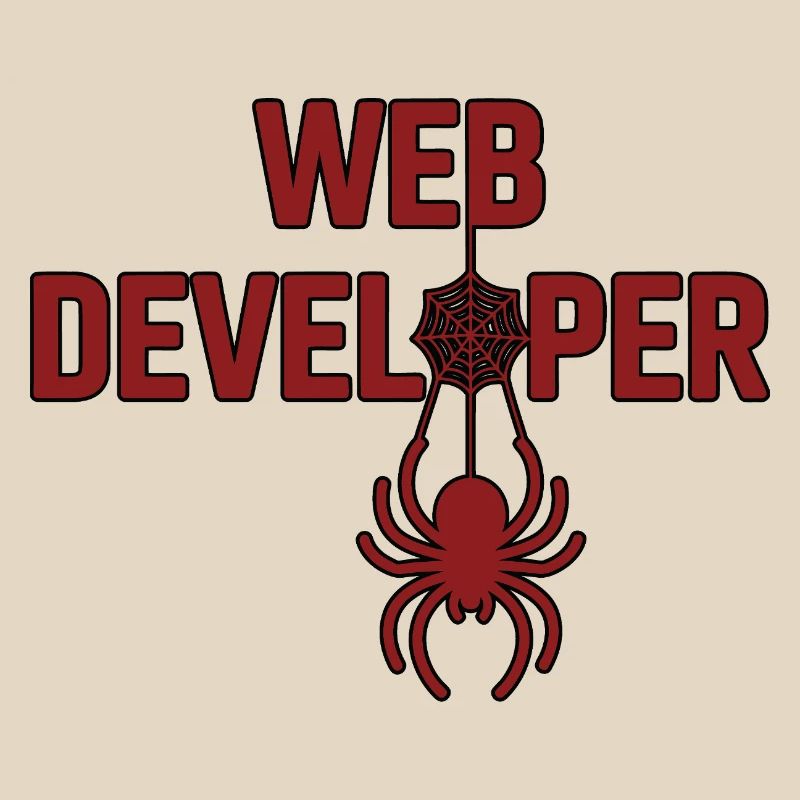 Web Developer Spider Logo Shirt