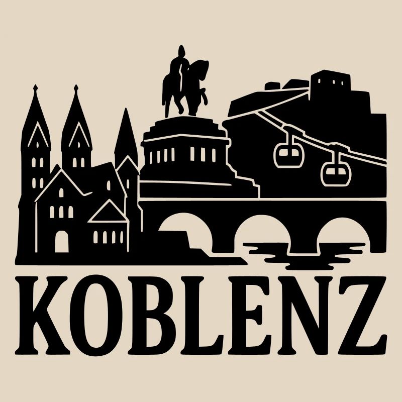 Silhouette de Coblence