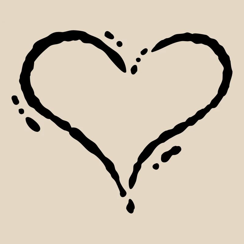 Herz - Scribble (Zeichnung)