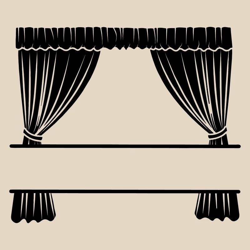 Vorhänge mit Aussparung