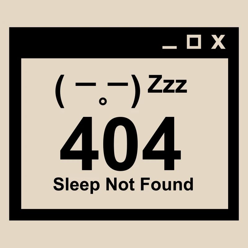 404 Sleep Not Found - Nerd Parents Design