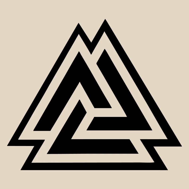 Nœud Valknut des morts au combat