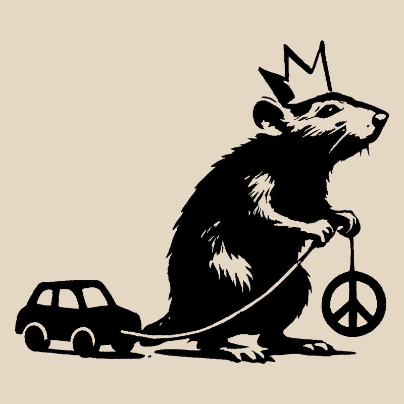 Rat royal avec jouet