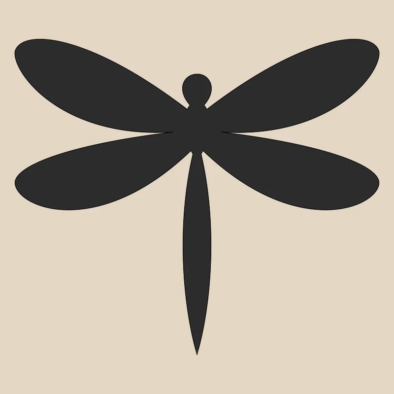 Libelle Silhouette 