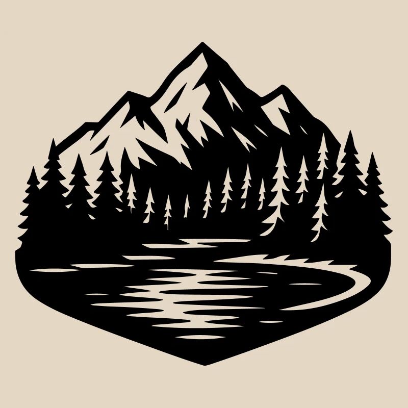 Berge Landschaft Wald
