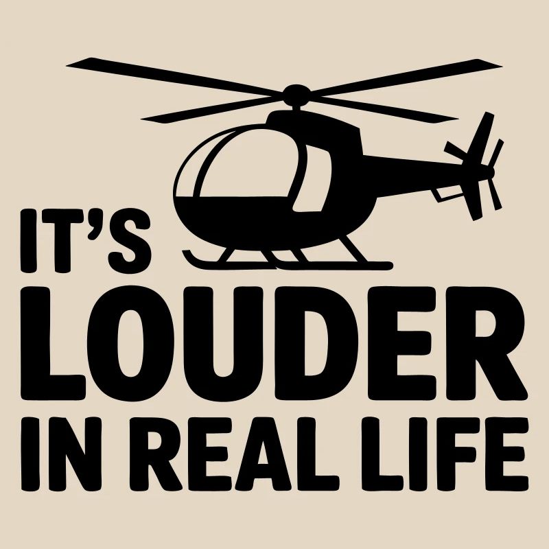 Helikopter-Pilot lustiger Spruch
