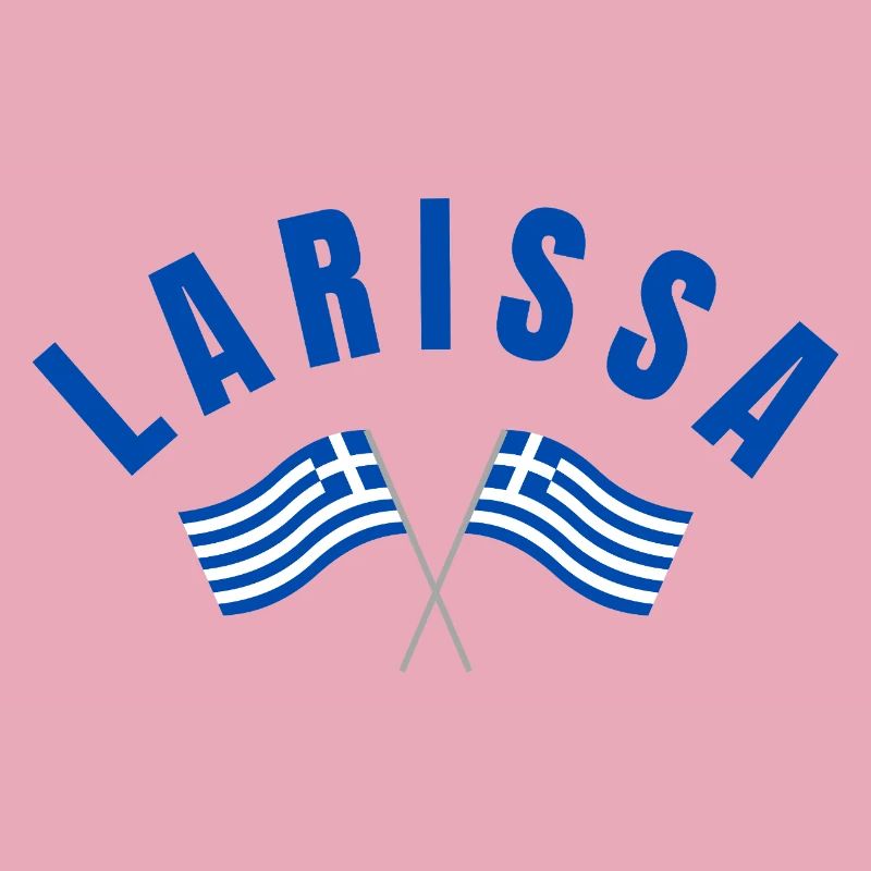Drapeaux grecs de Larissa