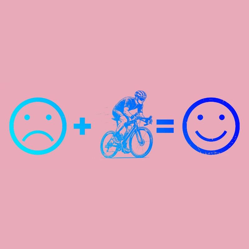 Message clair sur le vélo de route