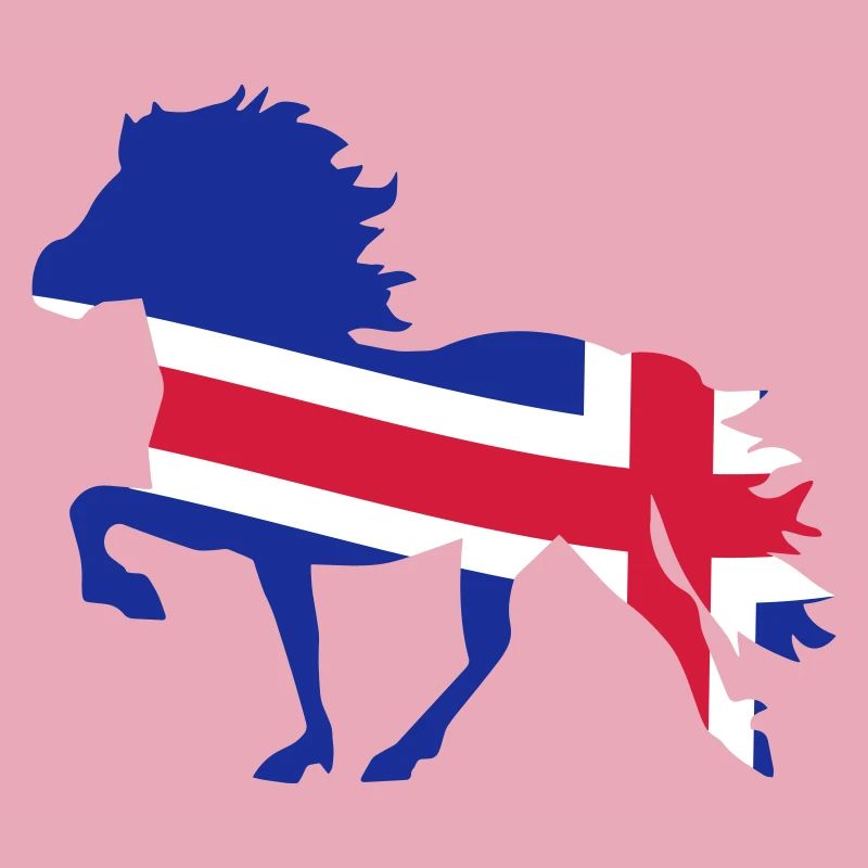 Islandpferd Flagge