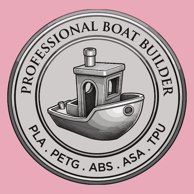 Professional Boat Builder – 3D Printing Emblem