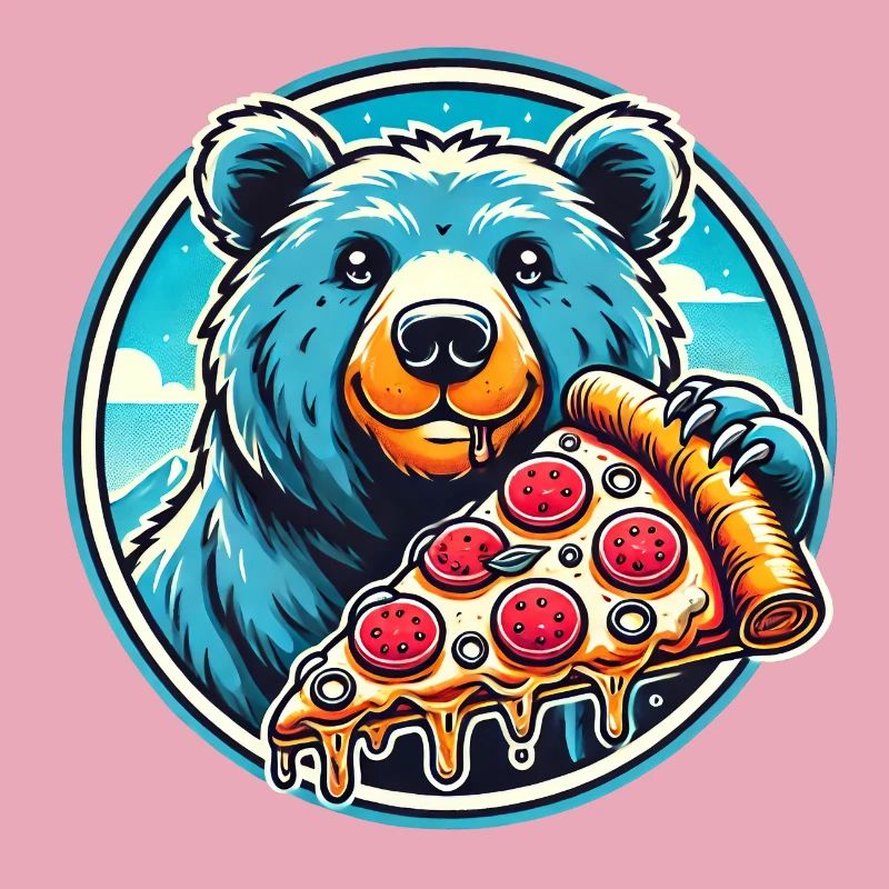 Pizza bear design