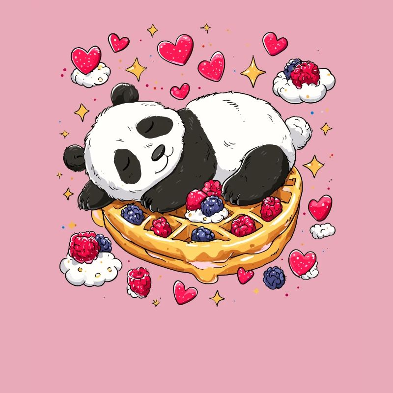 Panda on Waffle Dreams