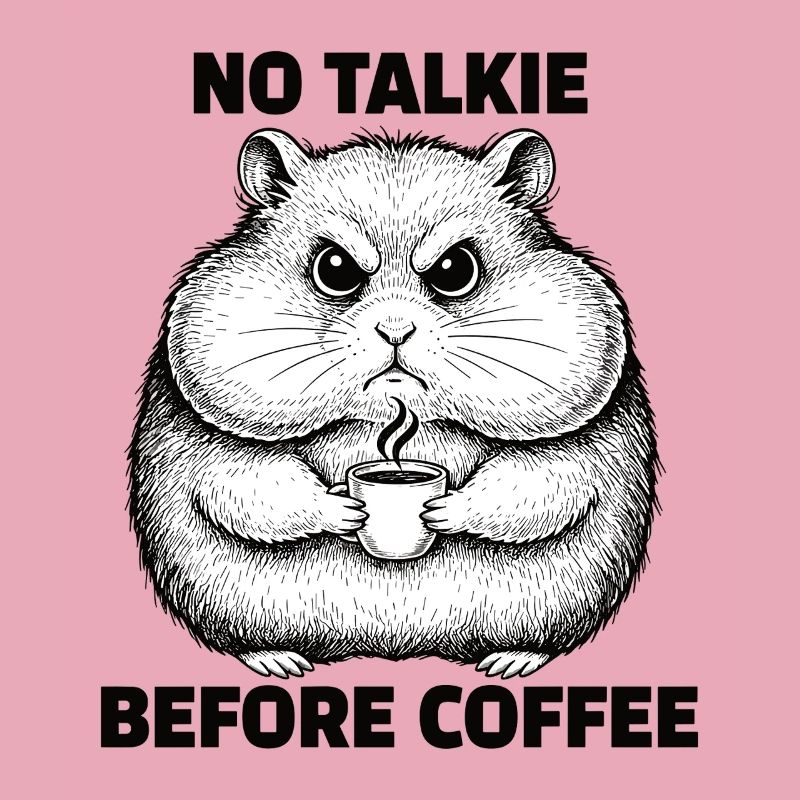 Pas de conversation devant un hamster amateur de café