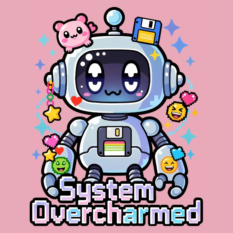 🤖 - Système surcharmé – Robot avec des breloques numériques