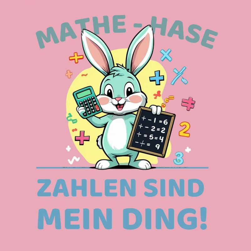 Math bunny with calculation task