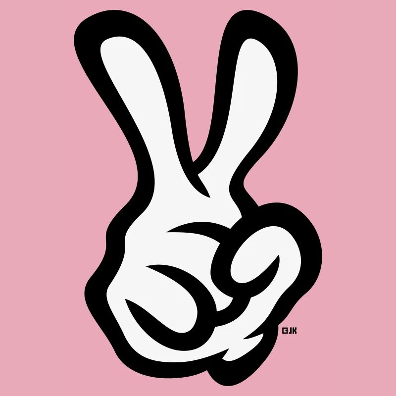 Victory Handzeichen (Rechte Hand / POS / 2C)