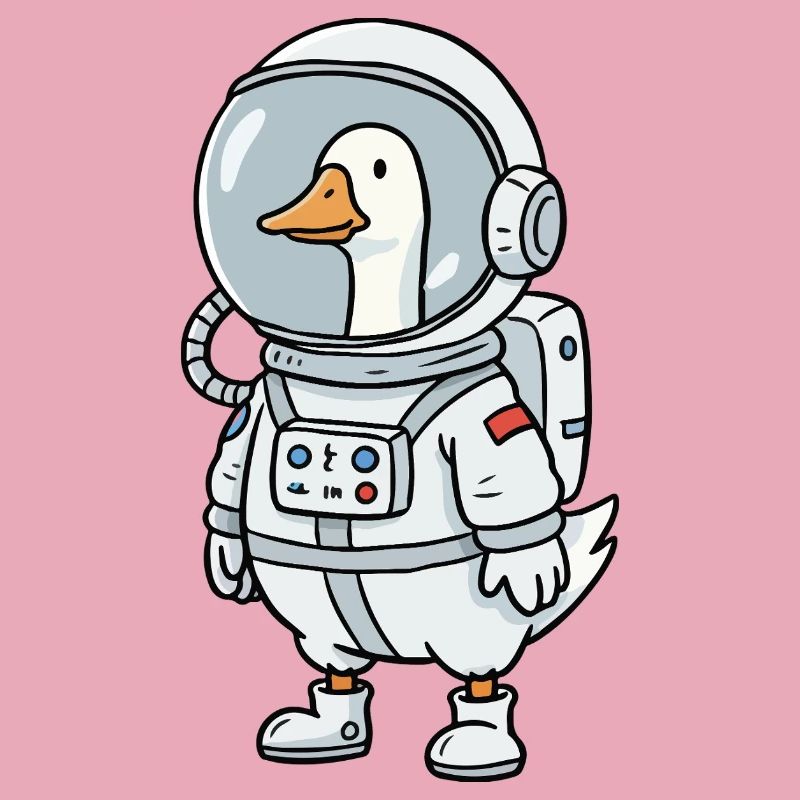 Astronaute de l’Oie de l’Espace