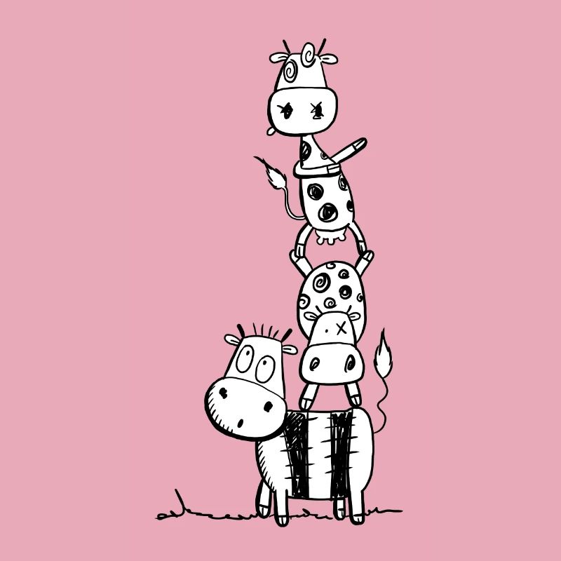 Three Crazy Cows I Weird Cow Comic I Fun