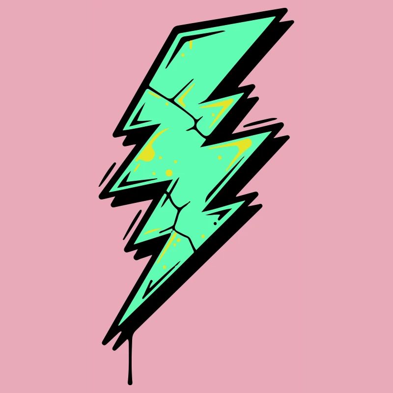 Blitzstil Blitz Abstrakt