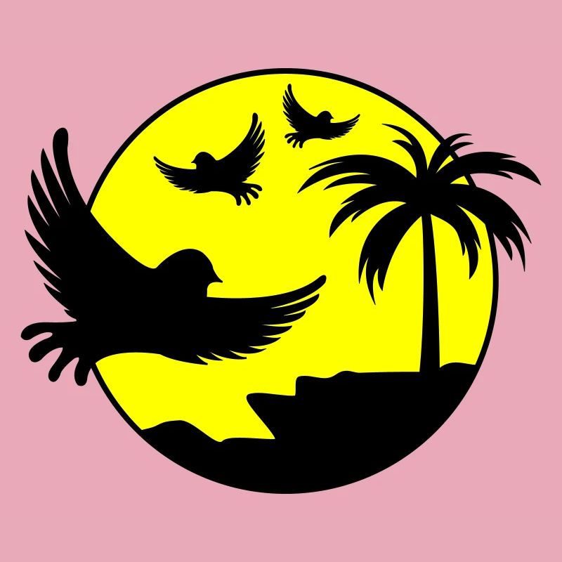 Oiseaux de l’île paradisiaque