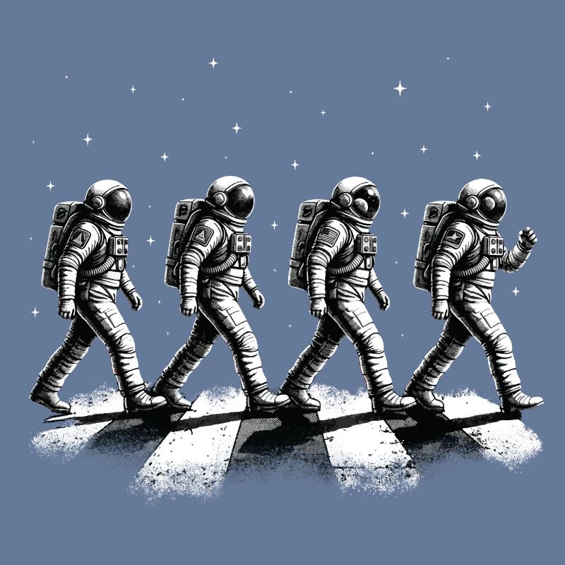 Walking Astronauts Space Exploration