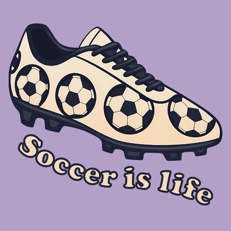Fußball – Soccer ist Leben Design