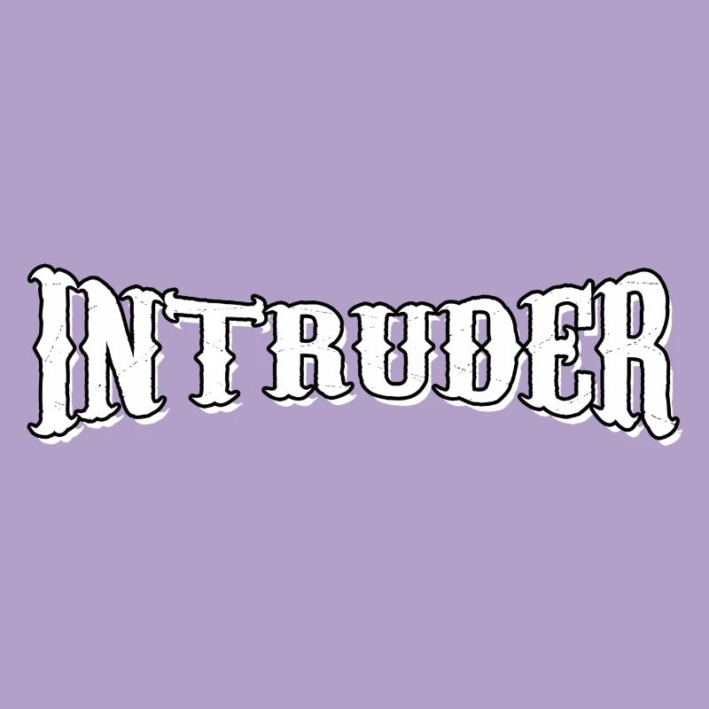 intruder hacker intruder clan sticker computer