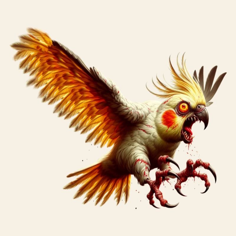 Oiseau maléfique - Calopsitte (14)