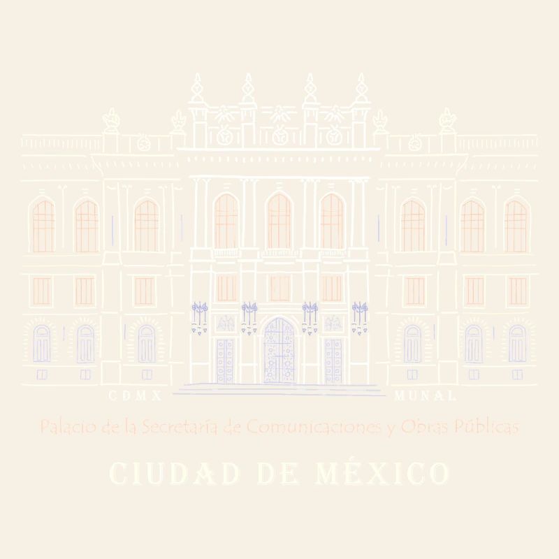 Mexico, Musée d’art, Dessin à la main