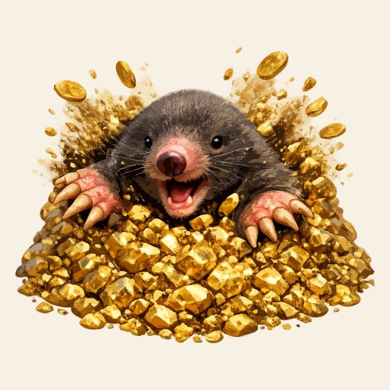 Mole in golden hope