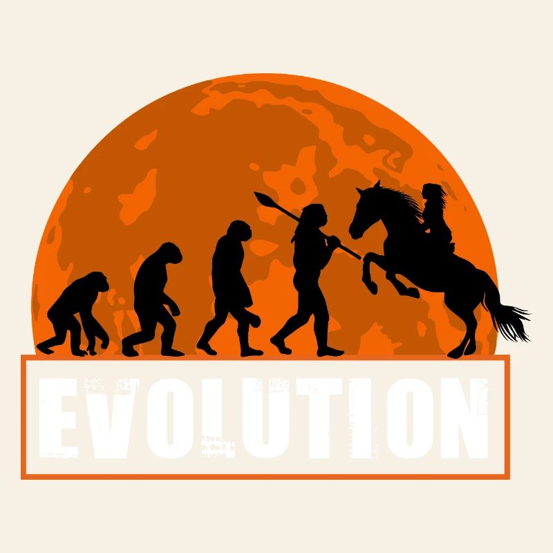 Évolution du jockey de courses de chevaux Cavalier