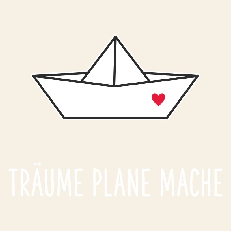 Träume Plane Mache Boot Herz