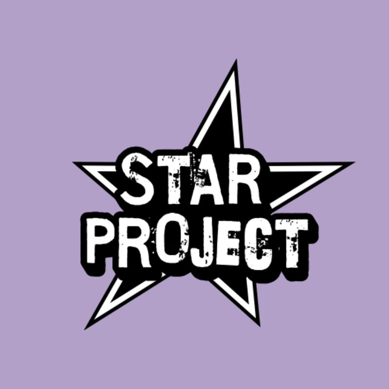 Sternenprojekt Grunge Logo