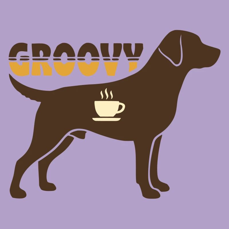 Groovy Dog Retriever Rétro