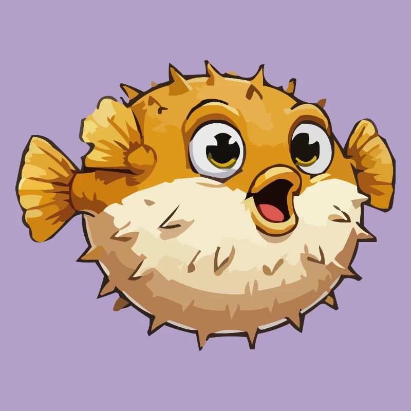 Kugelfisch Fisch Comic