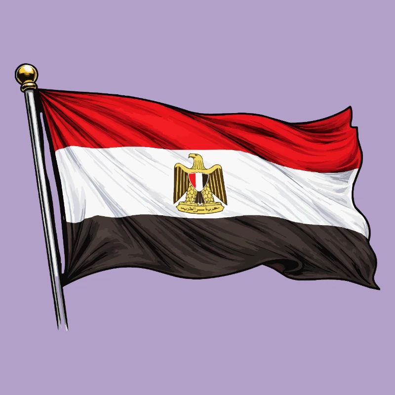 Drapeau égyptien