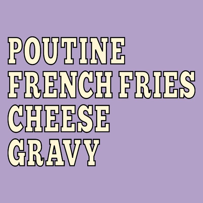 Poutine de restauration rapide canadienne