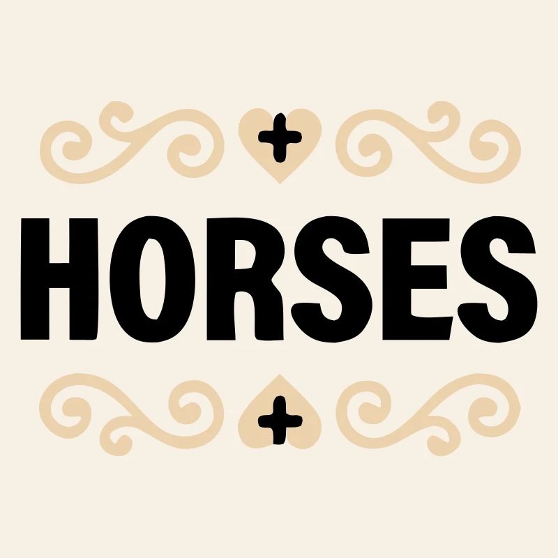 Noble Horses lettering riding
