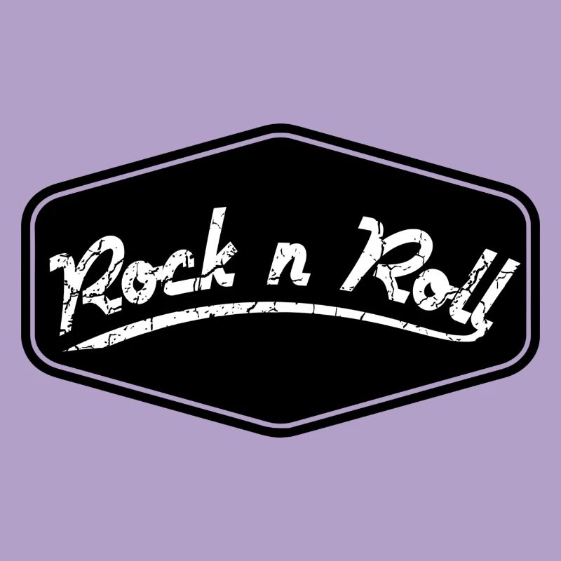 Rock n Roll Schild Shape