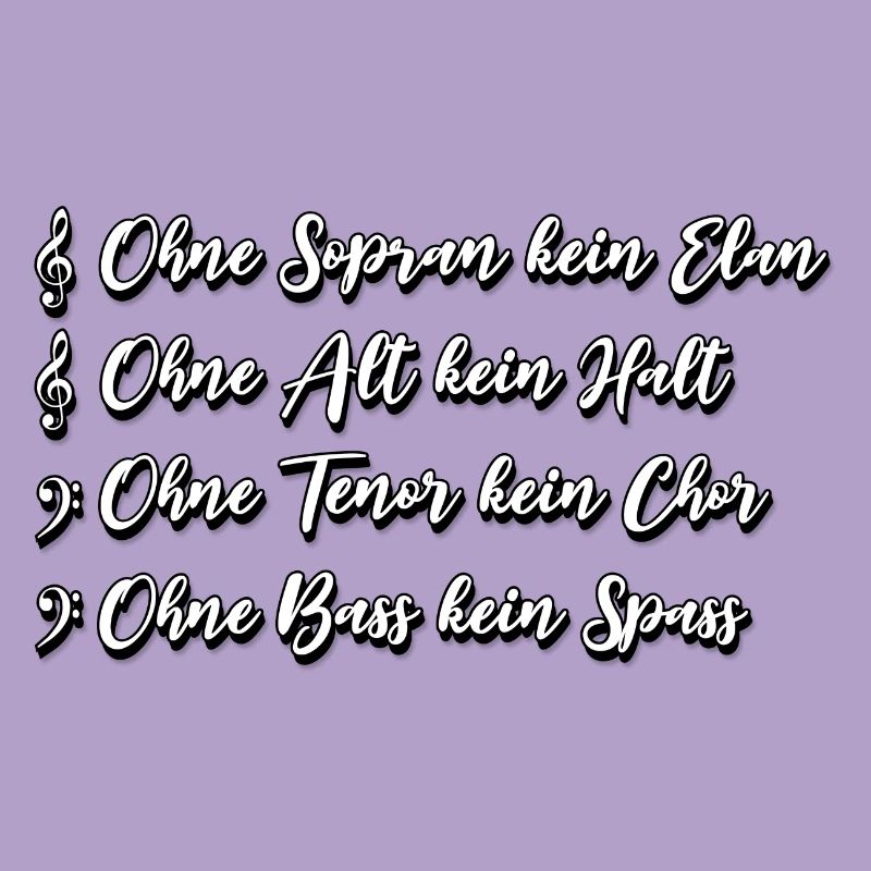 SATB Chor Spruch