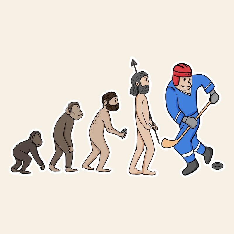 Evolution Eishockeyspieler 