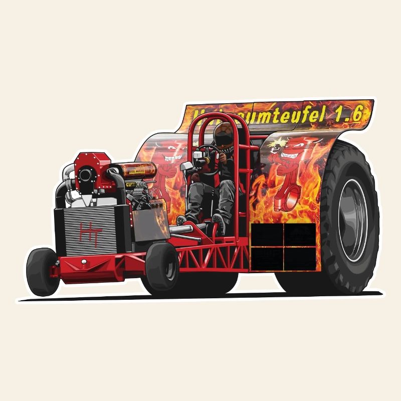 Tractor Pulling // Illustration