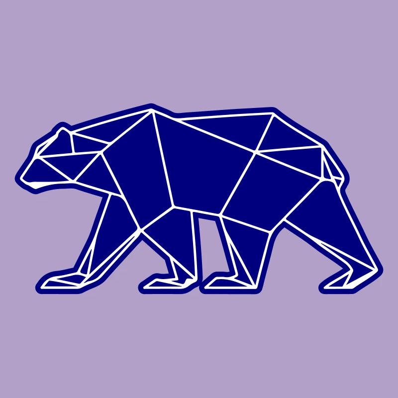 Polar Bear Polar Bear Polygon Icon